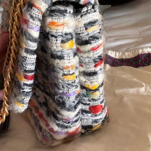 NWOT Tory Burch Kira
Tweed Convertible purse - Picture 3 of 11